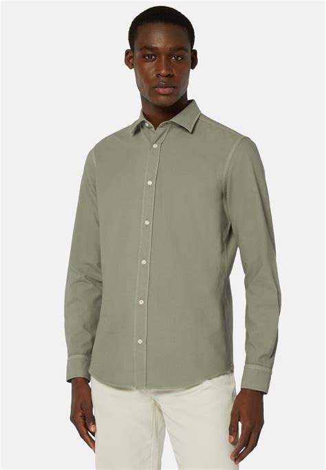 Military Green Cotton Shirt 